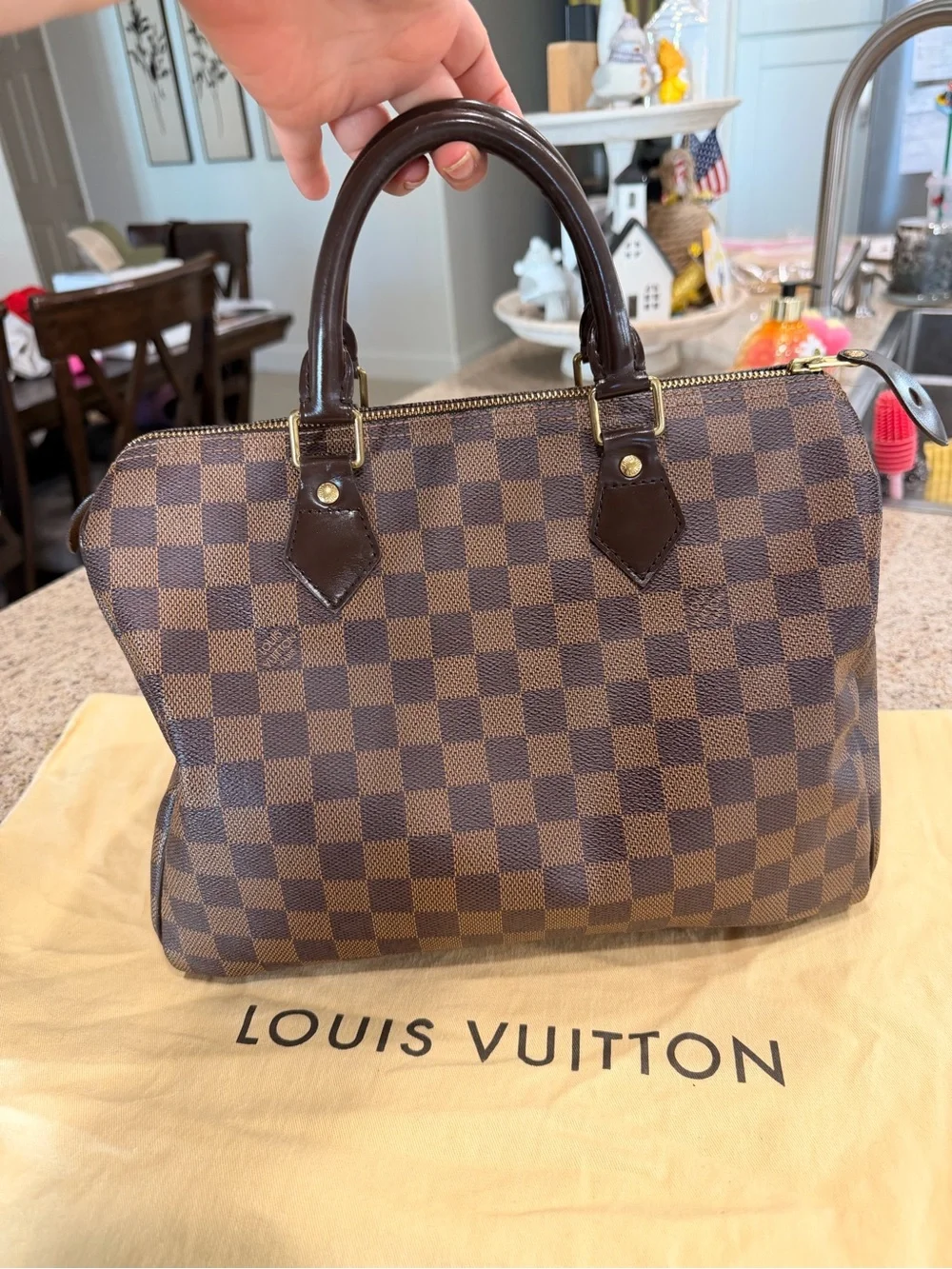 🔥🔥Louis Vuitton Speedy 30  Damier EBENE (GUC) COA Included🔥🔥